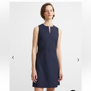 Theory Split Front Dress in Stretch Wool size 6